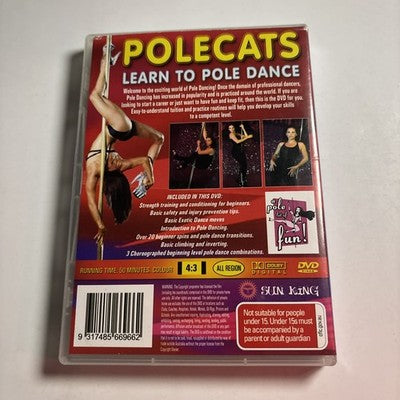 Polecats - Learn To Pole Dance! (DVD) All Regions NEW