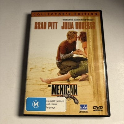 The Mexican (DVD, 2001) Julia Roberts, Brad Pitt Region 4,2 NEW