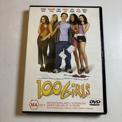 100 Girls (DVD, 2000) Jonathan Tucker, Katherine Heigl Region 4