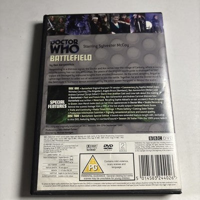 Doctor Who - Battlefield (DVD, 1989) Sylvester McCoy, Sophie Aldred Region 4,2
