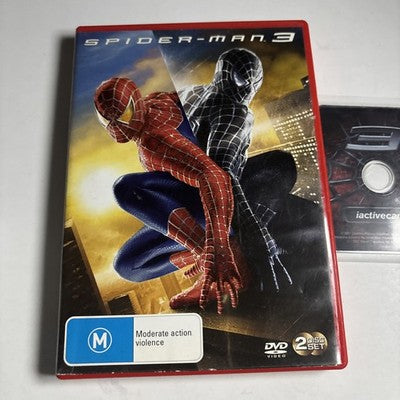 Spider-Man 3 (DVD, 2007) iactivecard James Franco, Tobey Maguire Region 4