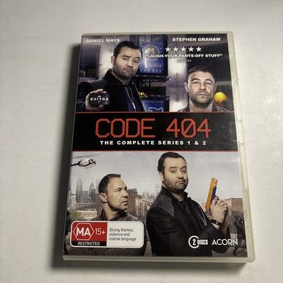 Code 404 : Series 1 & 2 (DVD, 2020) Region 4