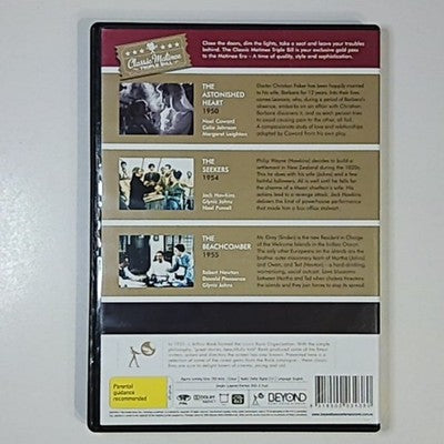 The Astonished Heart / The Seekers / The Beachcomber (DVD, 3-Discs) Region 4 NEW