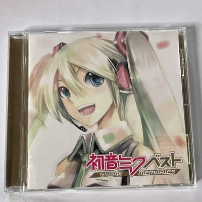 Miku Hatsune – 初音ミク ベスト '07-'09 Memories (CD, 2009) Japan + Poster MHCL 1567