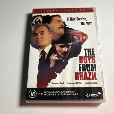 The Boys from Brazil (DVD, 1978) Gregory Peck, James Mason, Region 4