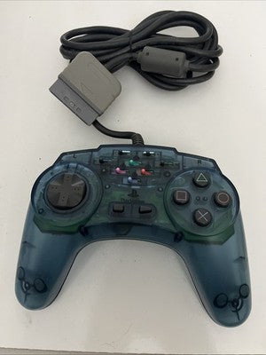 ASCII Pad V2 PlayStation Boomerang Controller With Autofire Turbo For PS1 PS2