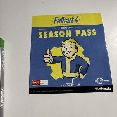 Fallout 4 XBOX ONE Game & Manual