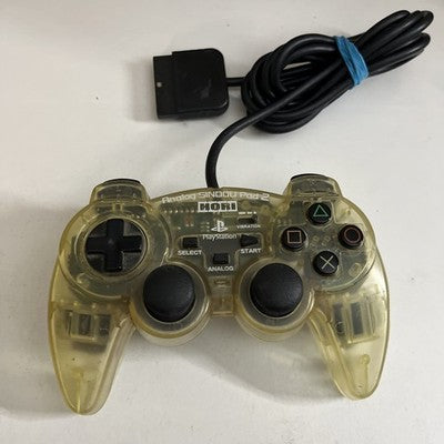 Hori Analog Sindou Pad 2 Controller for Sony PlayStation 1 & 2 PS1 PS2 Clear