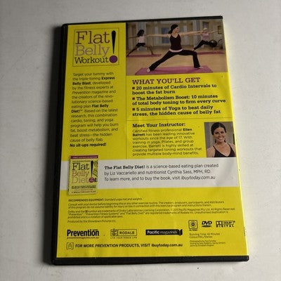 Flat Belly Workout! Express Belly Blast DVD | Prevention Fitness | All Regions