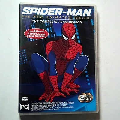 Spiderman -The New Animation Series : Season 1 (DVD, 2003) Region 4