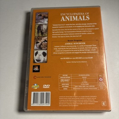 Encyclopaedia of Animals (DVD, 2003) Region 4