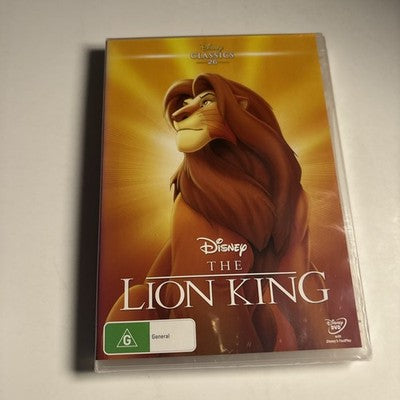 The Lion King (DVD, 1994) Disney Region 4 *New Sealed*