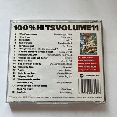 Various – 100% Hits Volume 11 (CD, 1994) Australia 9548327762