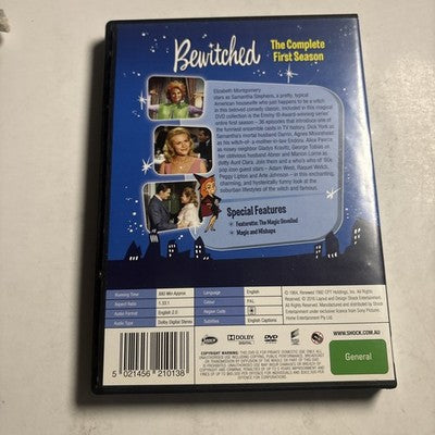 Bewitched : Season 1 (DVD, 1964) Elizabeth Montgomery Region 4
