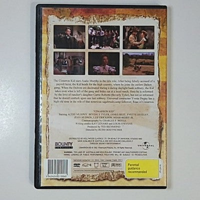 Cimarron Kid (DVD, 1952) Audie Murphy Region 4