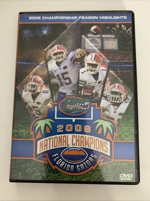2008 National Champions Florida Gators Season Highlights (DVD, 2008) All Regions