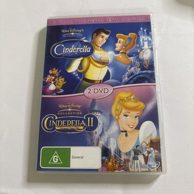 Cinderella / Cinderella 2 Dreams Come True (DVD, 1950) Region 4