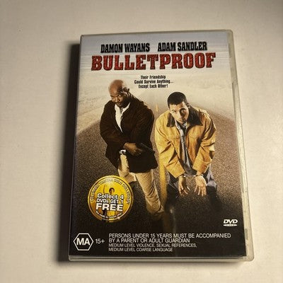Bulletproof (DVD, 1996) Adam Sandler, Damon Wayans Region 4 NEW