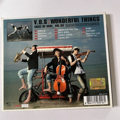 V.O.S. Voice Of Soul - Wonderful Things Vol 3 (CD, 2008) South Korea