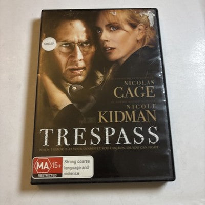 Trespass (DVD, 2011) Nicholas Cage, Nicole Kidman Region 4