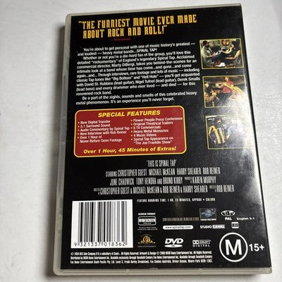 This Is Spinal Tap - Special Edition (DVD, 1985) Region 4