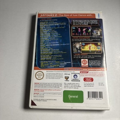 Just Dance 2 (Nintendo Wii , 2010, Ubisoft) PAL