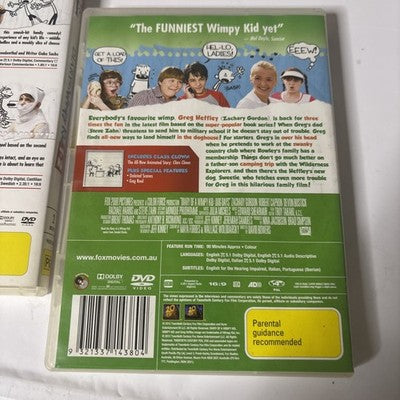 Diary of a Wimpy Kid 1, 2, 3 (DVD, 3-Disc) Region 4