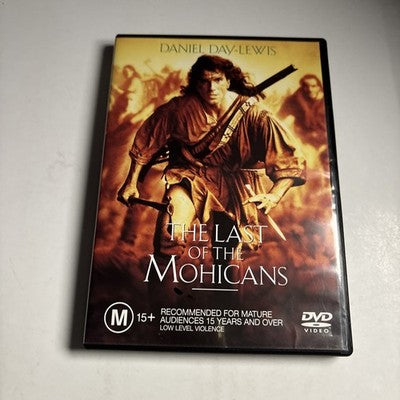 The Last of the Mohicans (DVD, 1992) Daniel Day-Lewis Region 4 NEW