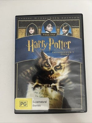 Harry Potter and the Philosopher's Stone (DVD, 2001) Region 4