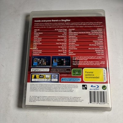 Singstar (2007) Sony Playstation 3 / PS3 Game