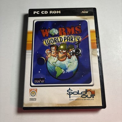 Worms World Party PC CD ROM