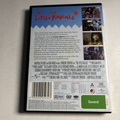 The Little Rascals (DVD, 1994) Kevin Jamal Woods, Zachary Mabry, Region 4,2