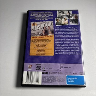 Pleasantville (DVD, 1999) Reese Witherspoon, Tobey Maguire Region 4