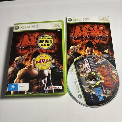 Tekken 6 Xbox 360 Manual PAL