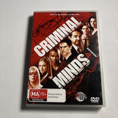 Criminal Minds : Season 4 (DVD, 2008) Region 4