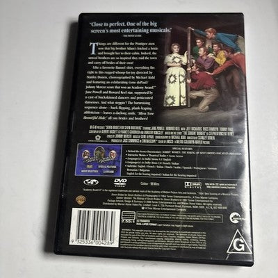 Seven Brides for Seven Brothers (DVD, 1954) Jane Powell, Howard Keel Region 4