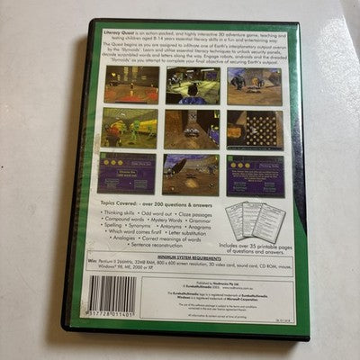 Kid's Literacy Quest PC CDROM