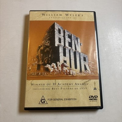 Ben Hur (DVD, 1959) Charlton Heston Region 4