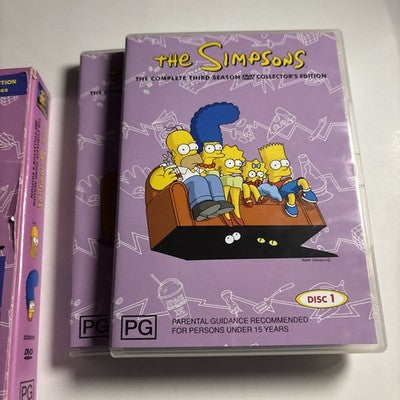 The Simpsons : Season 3 (DVD, 1991) Region 4