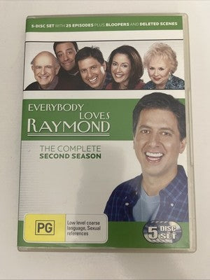 Everybody Loves Raymond : Season 2 (DVD, 1997, 5-Disc) Region 4