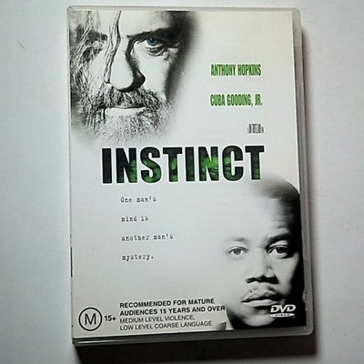 Instinct (DVD, 1999) Cuba Gooding Jr., Anthony Hopkins Region 4