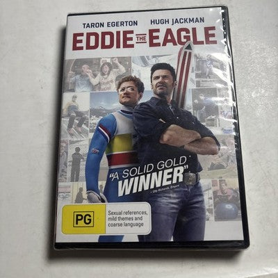 Eddie the Eagle (DVD, 2016) Hugh Jackman Region 4 *New Sealed*