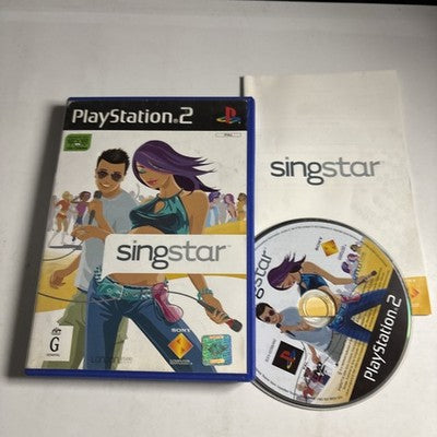 SingStar (Sony PlayStation 2, 2004) PS2 Manual PAL