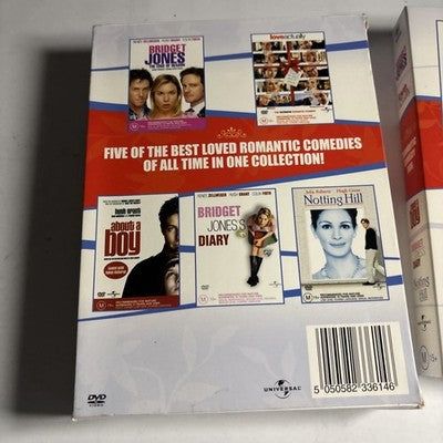Bridget Jones, Love Actually, About A Boy, Notting Hill, Edge of Reason DVD