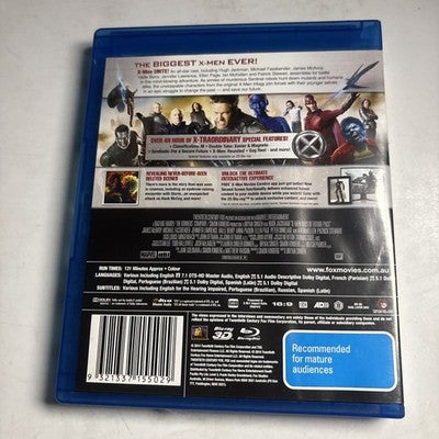 X-Men - Days of Future Past 3D (Blu-ray 3D, 2014) Hugh Jackman Region B