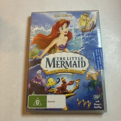 The Little Mermaid (Special Edition, DVD, 1989) Disney Region 4 *New Sealed*