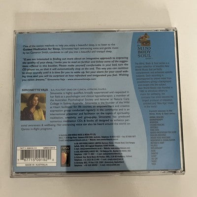 Simonette Vaja – Guided Meditation for Sleep (CD) UK MBSCD919