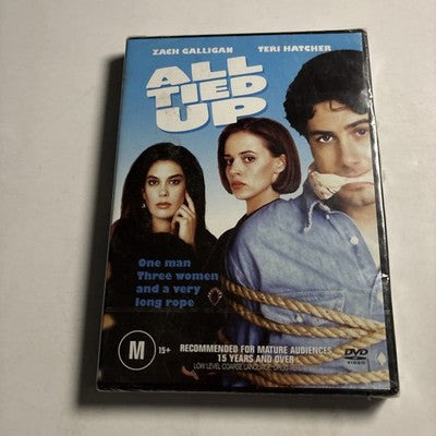 All Tied Up (DVD 1992) Zach Galligan, Teri Hatcher Region 4 *New Sealed*