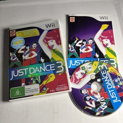 Just Dance 3 : Special Edition - Nintendo Wii Game (PAL) With Manual