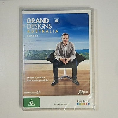 Grand Designs Australia : Series 3 (DVD, 2012, 2-Disc) Region 4 *New Sealed*
